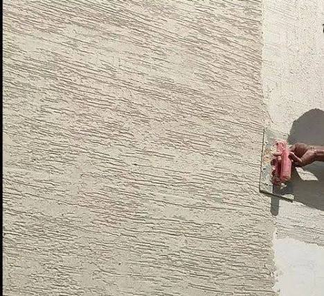 Hand-applied decorative wall texture